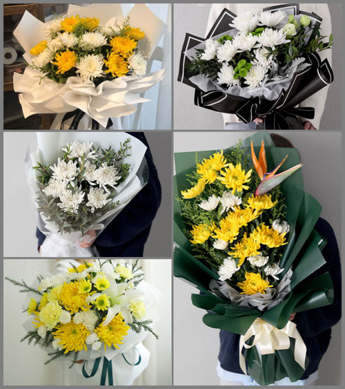 广东江门市台山市水步镇天狮坡村白事花束代送